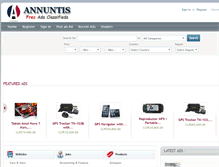 Tablet Screenshot of annuntis.com