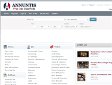 Tablet Screenshot of annuntis.us